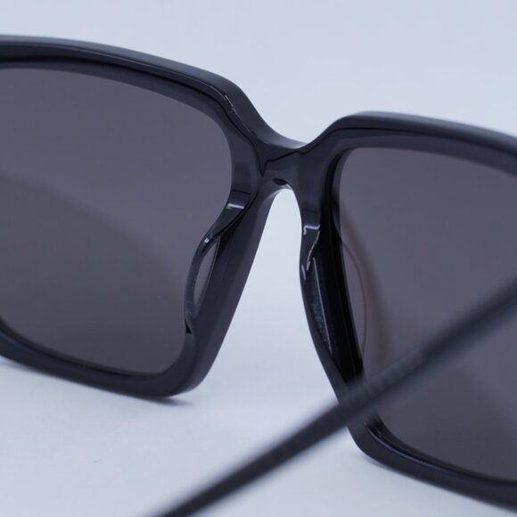 ?️ New Saint Laurent SL474 001 Sunglasses - Black Frame, Black Lenses